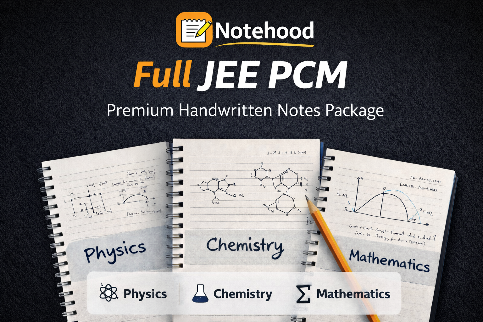 Full JEE PCM Premium Handwritten Notes Package