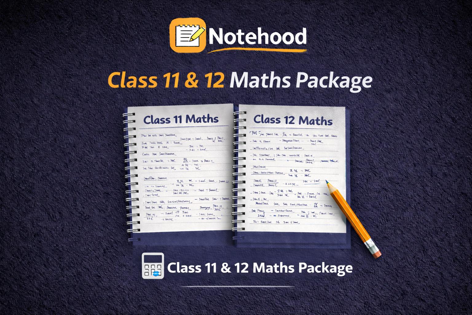 Class 11 & 12 Maths Premium Handwritten Notes Package (JEE)