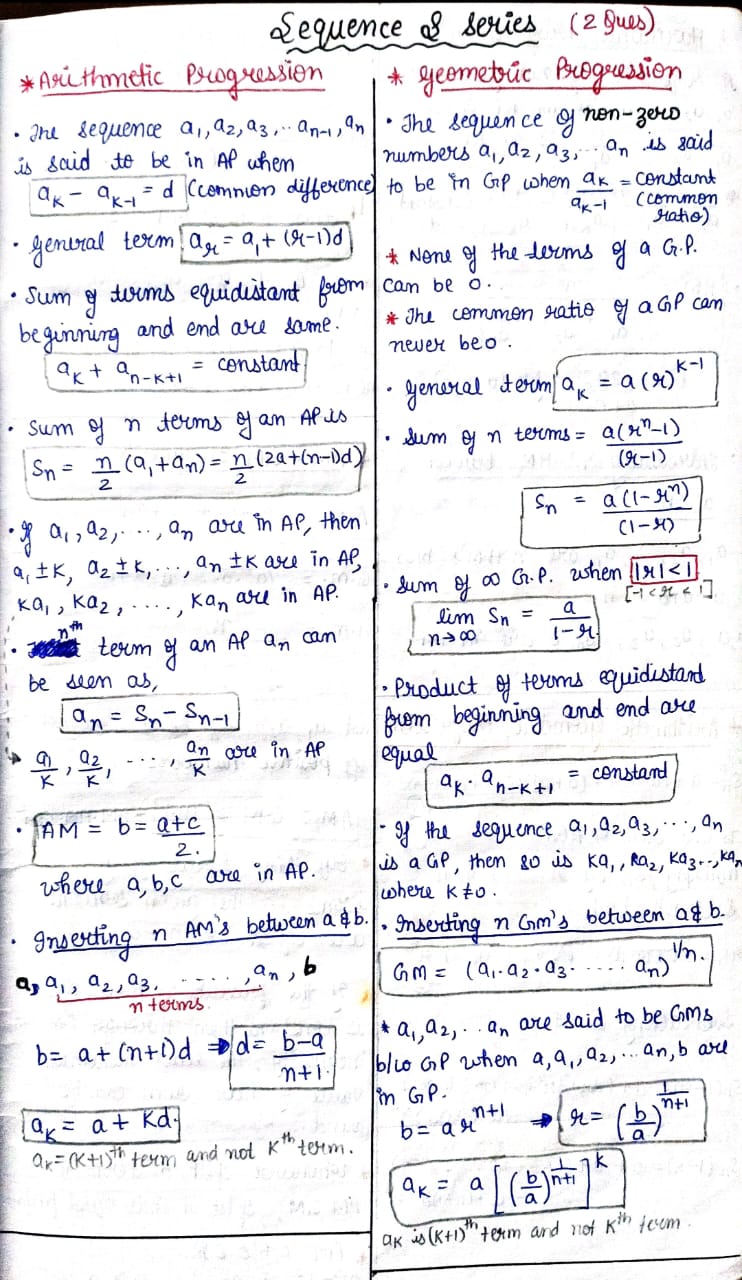 Mathematics Sample sample notes